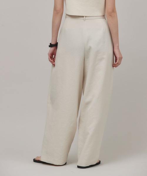 「Curensology」 パンツ 38 アイボリー レディース_画像8