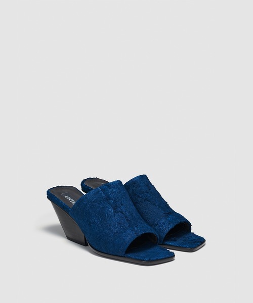 「UNTISHOLD」 ミュール 37 レッド レディース_画像6