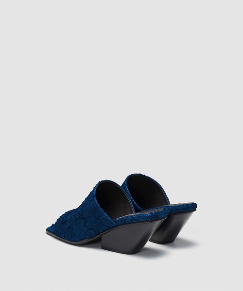 「UNTISHOLD」 ミュール 37 レッド レディース_画像8
