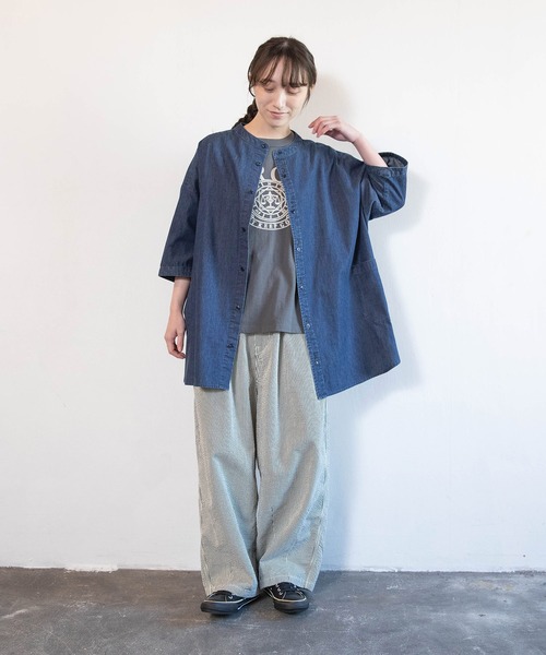 URCH RNA ブラウス シャツ B2936 アトリエチュニックハーフスリーブ