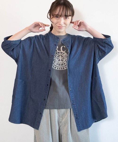 URCH RNA ブラウス シャツ B2936 アトリエチュニックハーフスリーブ