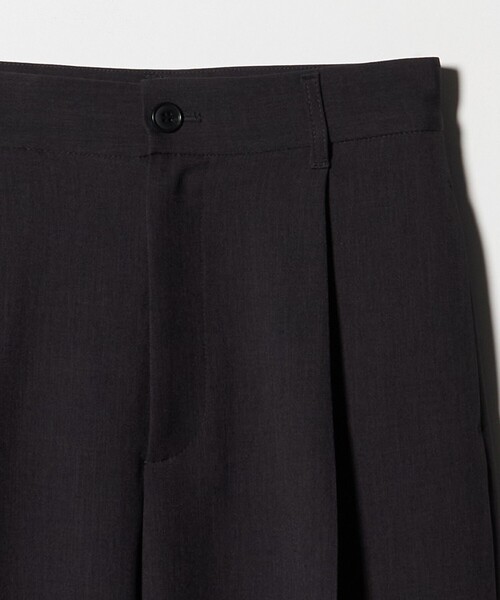 ワイドパンツ スラックス パンツ 「MARW UNITED ARROWS」タック ストレートパンツII レディースの画像