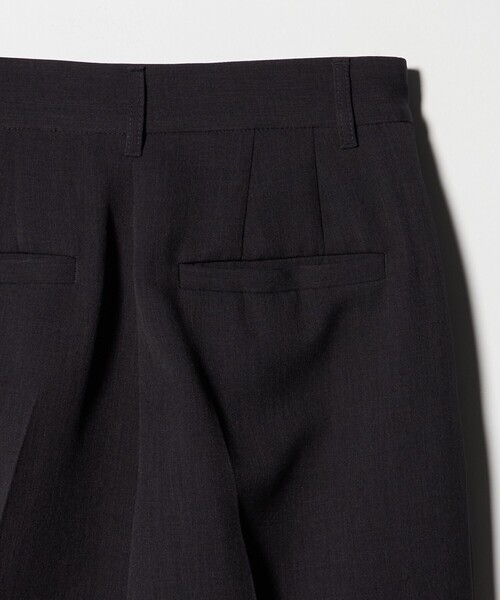 ワイドパンツ スラックス パンツ 「MARW UNITED ARROWS」タック ストレートパンツII レディースの画像