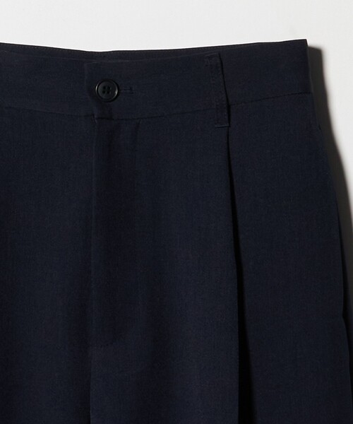 ワイドパンツ スラックス パンツ 「MARW UNITED ARROWS」タック ストレートパンツII レディースの画像