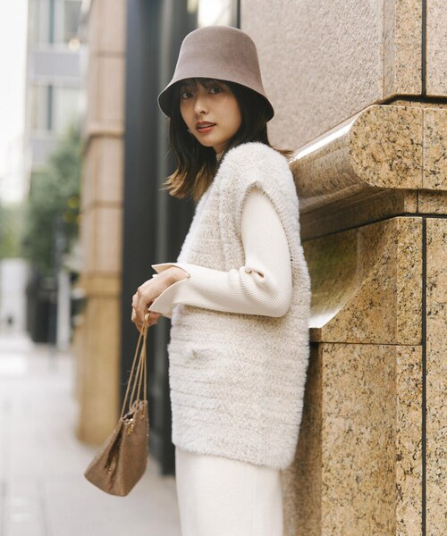 「PROPORTION BODY DRESSING」 コンビワンピース MEDIUM ホワイト系その他 レディースの画像