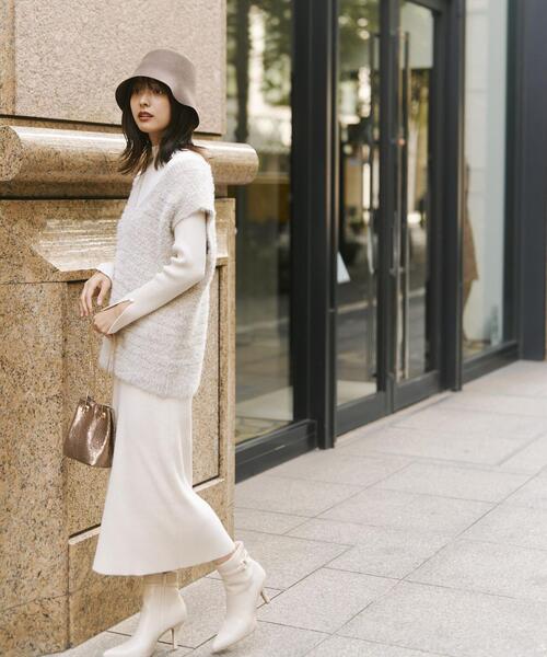 「PROPORTION BODY DRESSING」 コンビワンピース MEDIUM ホワイト系その他 レディースの画像