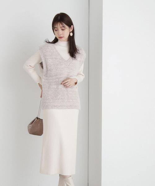 「PROPORTION BODY DRESSING」 コンビワンピース MEDIUM ホワイト系その他 レディースの画像