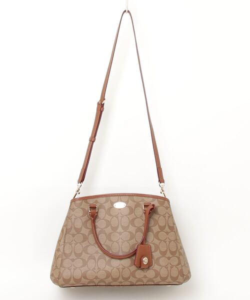 COACH（コーチ） 2WAYバッグ - ベージュ レディース : ZOZOTOWN Yahoo