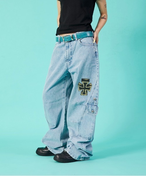 fenom デニムパンツ FTW ジーンズ デニム デニムパンツ ED HARDY×FTW DENIM レディース