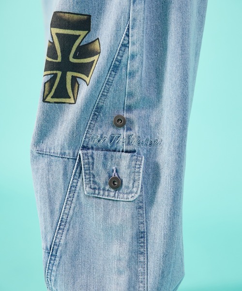 FTW ジーンズ デニム デニムパンツ ED HARDY×FTW DENIM レディース 