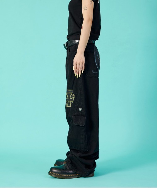 FTW ジーンズ デニム デニムパンツ ED HARDY×FTW DENIM レディース