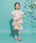 浴衣 「キッズ」フリル甚平 キッズ 子供 女の子の詳細画像4
