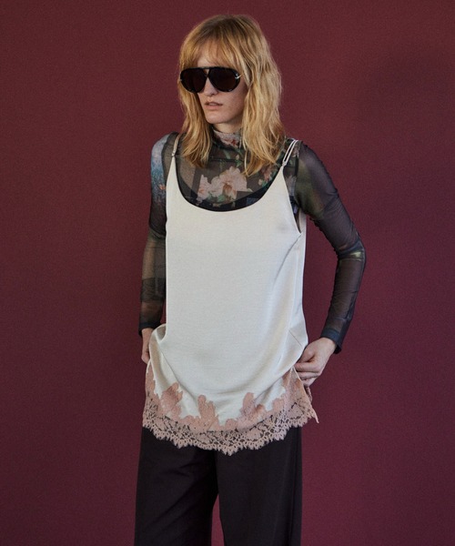 MAISON SPECIAL（メゾンスペシャル） キャミソール Lace Cami/レース