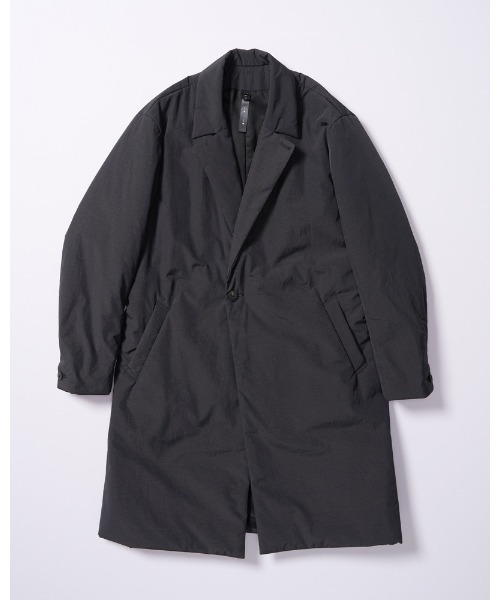 コート ジャケット double breasted solid coat メンズの画像