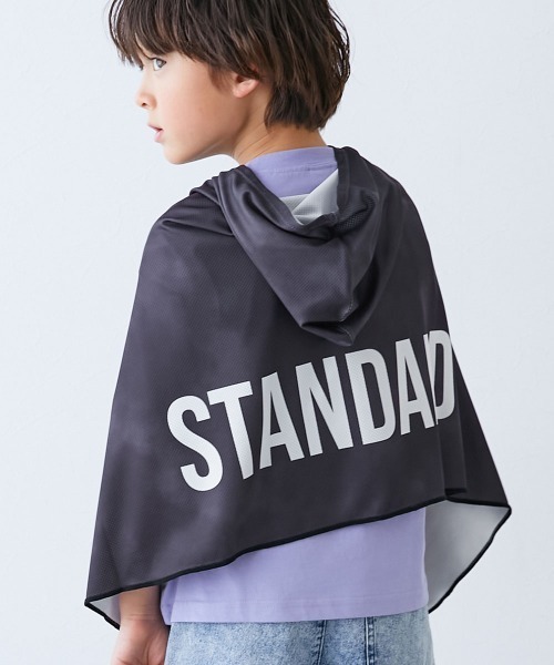 ポンチョ フード付き 吸水速乾 バイカラー devirock（デビロック） 気化熱のチカラでひんやり STANDARD 吸水速乾
