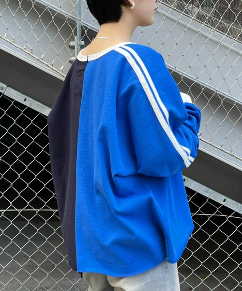 「etsinta」 スウェットカットソー ONE SIZE オフホワイト レディース_画像3