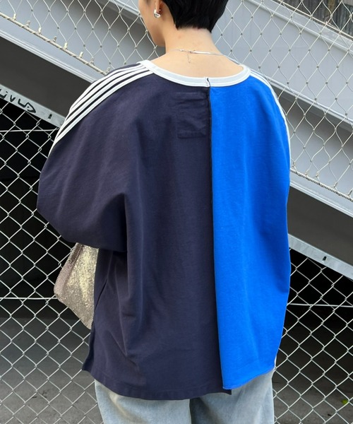 「etsinta」 スウェットカットソー ONE SIZE オフホワイト レディース_画像4