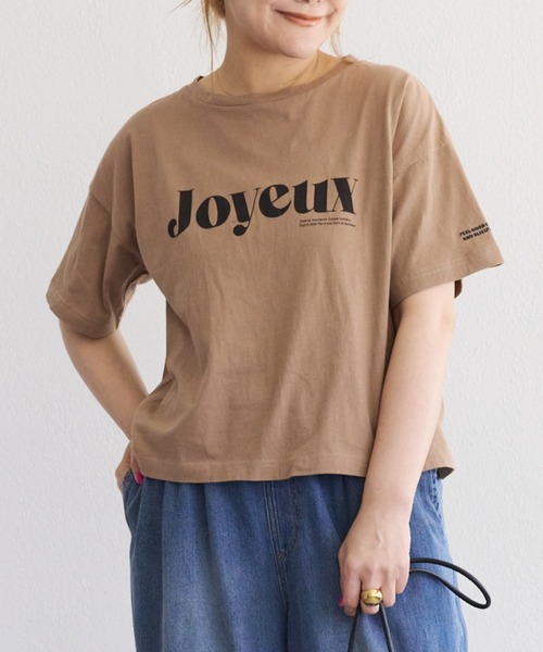 tシャツ 「F＆B」オーガニックコットンガーゼTシャツ レディースの画像