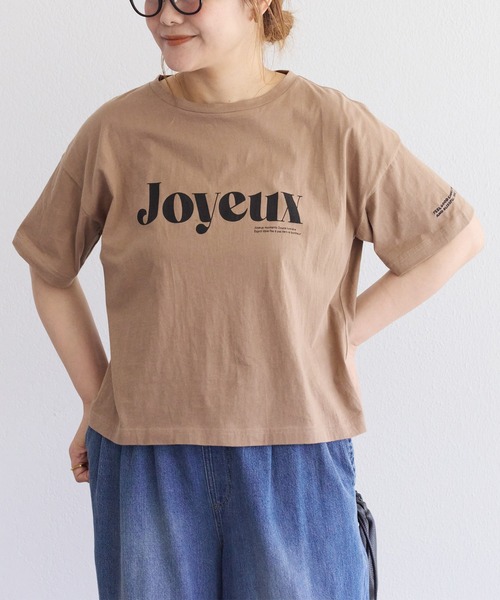 tシャツ 「F＆B」オーガニックコットンガーゼTシャツ レディースの画像