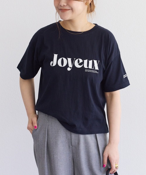 tシャツ 「F＆B」オーガニックコットンガーゼTシャツ レディースの画像