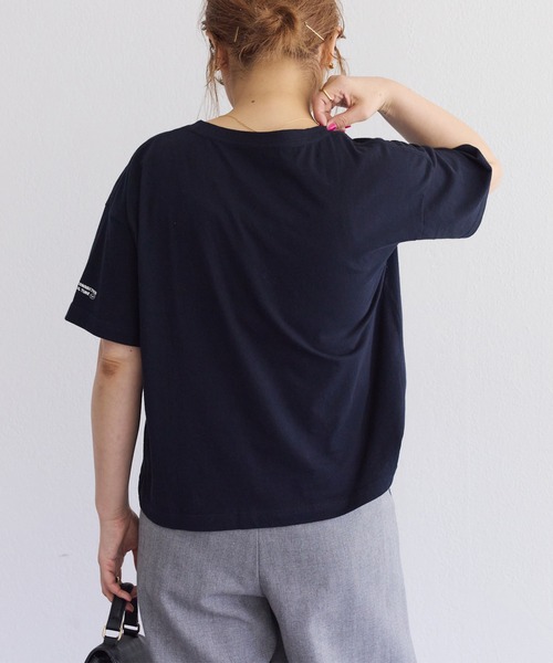 tシャツ 「F＆B」オーガニックコットンガーゼTシャツ レディースの画像