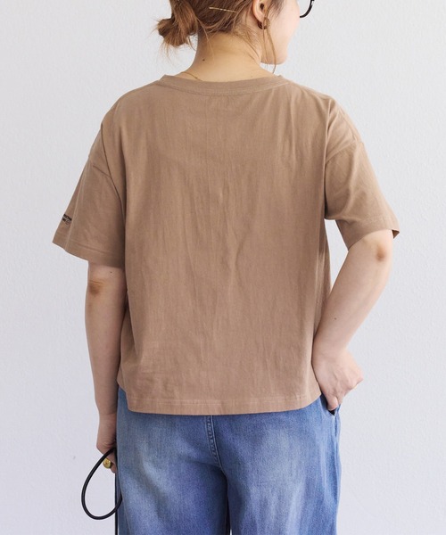 tシャツ 「F＆B」オーガニックコットンガーゼTシャツ レディースの画像