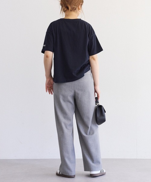 tシャツ 「F＆B」オーガニックコットンガーゼTシャツ レディースの画像