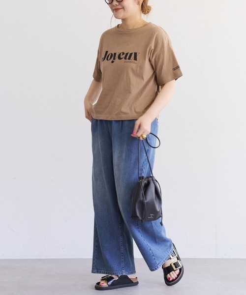 tシャツ 「F＆B」オーガニックコットンガーゼTシャツ レディースの画像