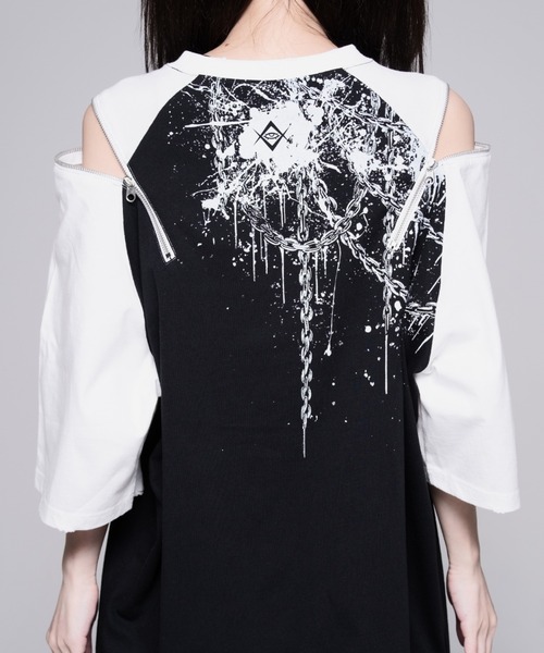 REFLEM（レフレム） tシャツ 半袖 「REFLEM/レフレム」スカルプリント