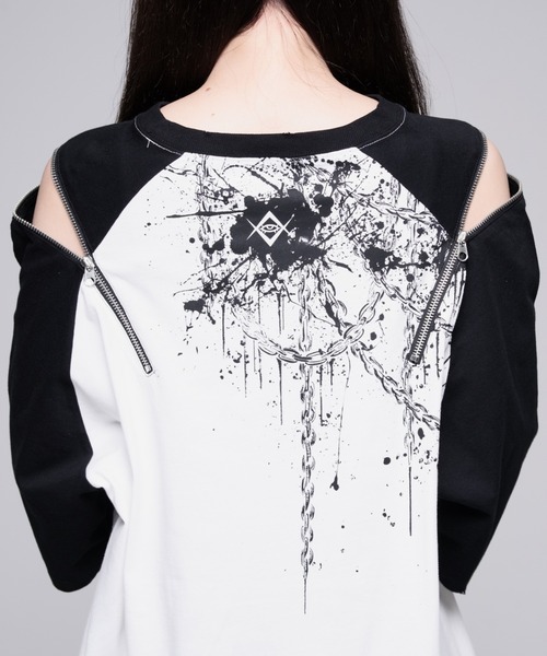 REFLEM（レフレム） tシャツ 半袖 「REFLEM/レフレム」スカルプリント