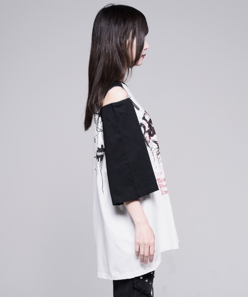 REFLEM（レフレム） tシャツ 半袖 「REFLEM/レフレム」スカルプリント