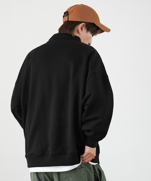 「SIDEWAY STANCE」 スウェットカットソー MEDIUM ブラック メンズ_画像3