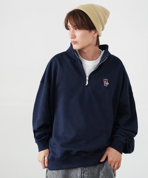 「SIDEWAY STANCE」 スウェットカットソー MEDIUM ブラック メンズ_画像5