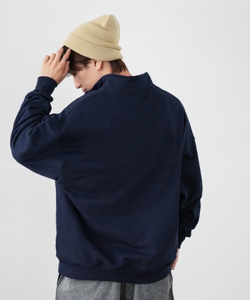 「SIDEWAY STANCE」 スウェットカットソー MEDIUM ブラック メンズ_画像6