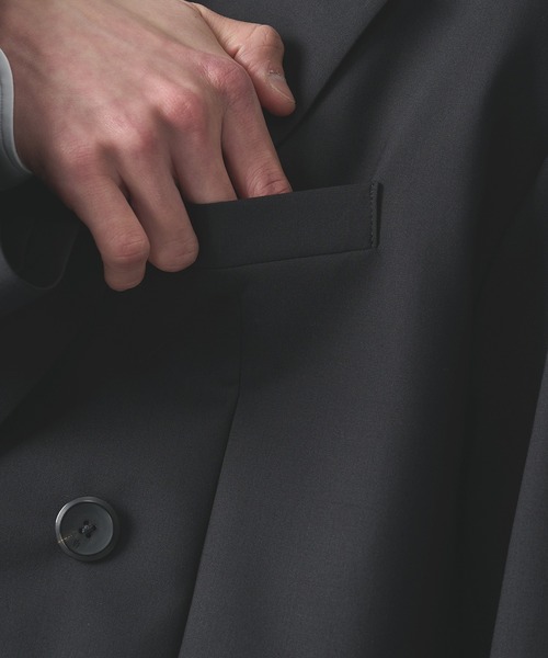 ジャケット テーラードジャケット 「th products」別注Oversized Double-Breasted Jacket メンズの画像