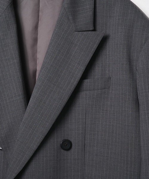 ジャケット テーラードジャケット 「th products」別注Oversized Double-Breasted Jacket メンズの画像