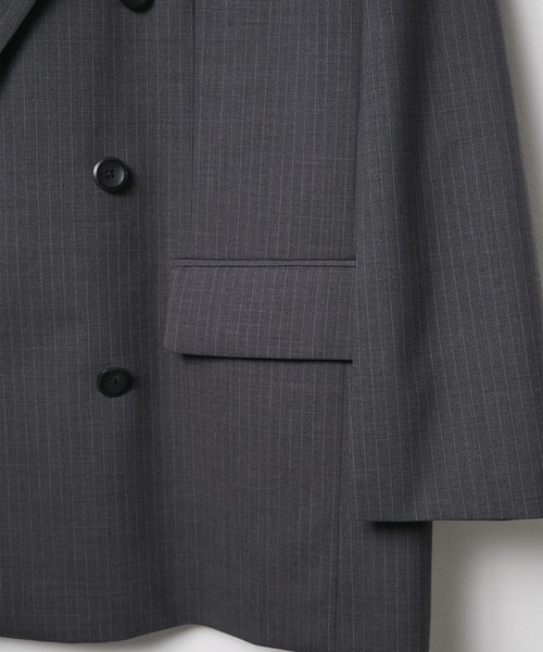 ジャケット テーラードジャケット 「th products」別注Oversized Double-Breasted Jacket メンズの画像
