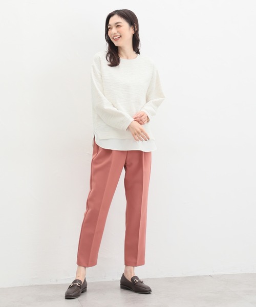 「Honeys」 「GLACIER」長袖カットソー 3L グレー系その他 レディース_画像2