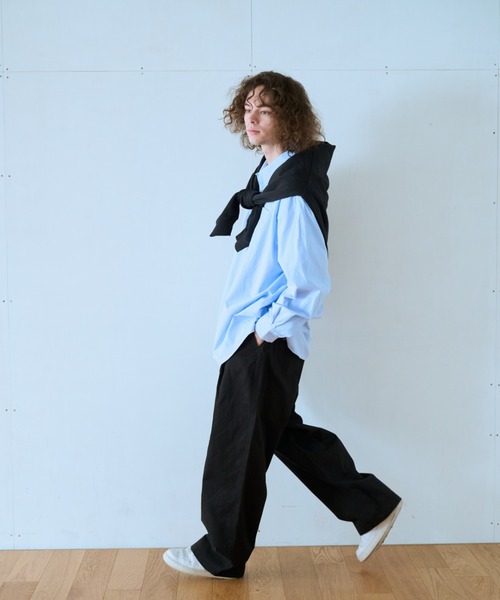 「BROKEN BASE」 チノパンツ LARGE ベージュ メンズ_画像3
