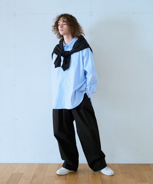 「BROKEN BASE」 チノパンツ LARGE ベージュ メンズ_画像4