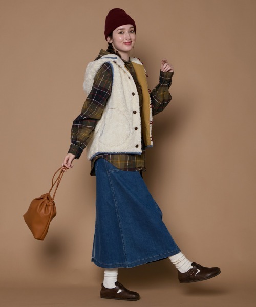 「KRIFF MAYER Lady's Collection」 ベスト LARGE ナチュラル レディース_画像5