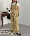 ワンピース レーヨンフリルセットアップの詳細画像5