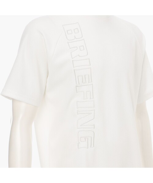 BRIEFING（ブリーフィング） 半袖Tシャツ M ホワイト メンズ