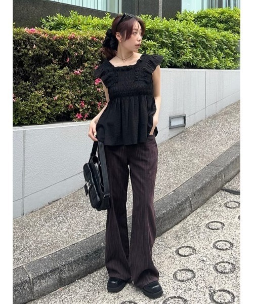 SLY（スライ） ジーンズ デニム デニムパンツ L/W STRIPE CLOLOR