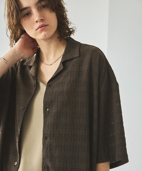 「EMMA CLOTHES」 半袖シャツ L ホワイト メンズ_画像2