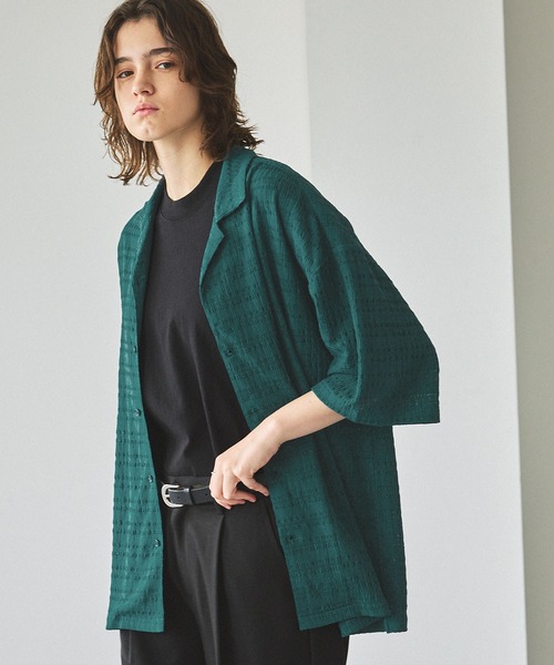 「EMMA CLOTHES」 半袖シャツ L ホワイト メンズ_画像4