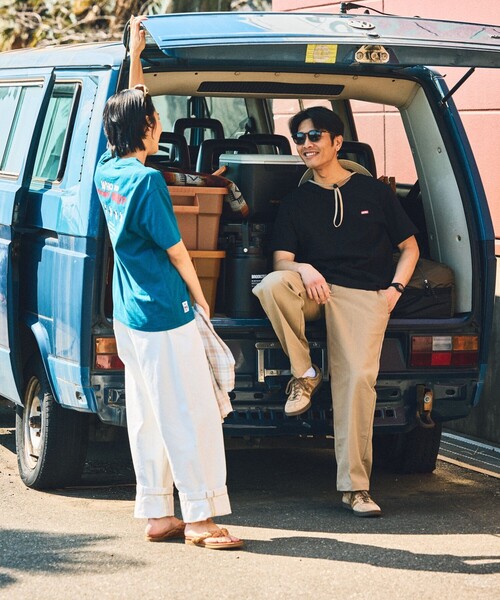 「FREAK'S STORE」 「chums」半袖Tシャツ X-LARGE サックスブルー メンズ_画像2