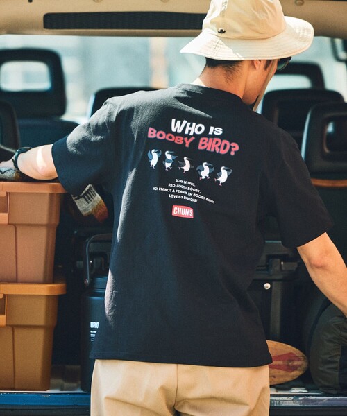 「FREAK'S STORE」 「chums」半袖Tシャツ X-LARGE サックスブルー メンズ_画像3
