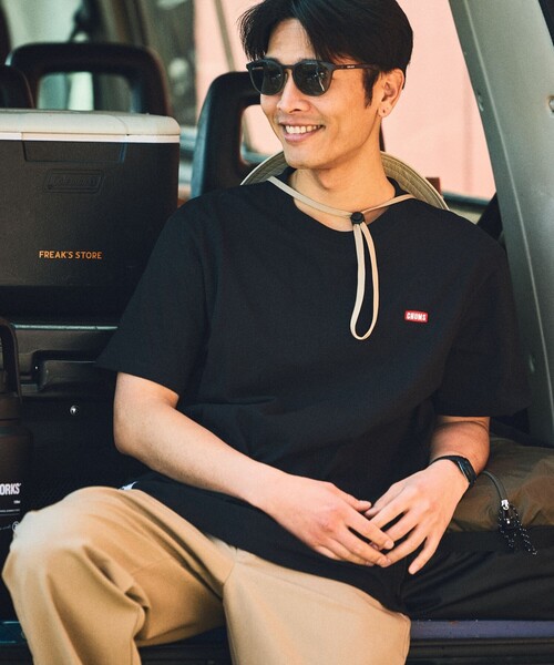 「FREAK'S STORE」 「chums」半袖Tシャツ X-LARGE サックスブルー メンズ_画像4