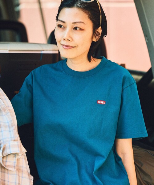 「FREAK'S STORE」 「chums」半袖Tシャツ X-LARGE サックスブルー メンズ_画像8